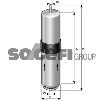 Filter goriva PURFLUX FCS805