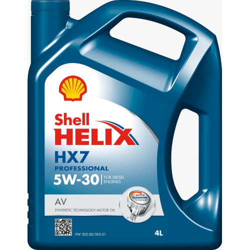 SHELL HELIX HX7 PRO AV 5W-30, 4L 505.01