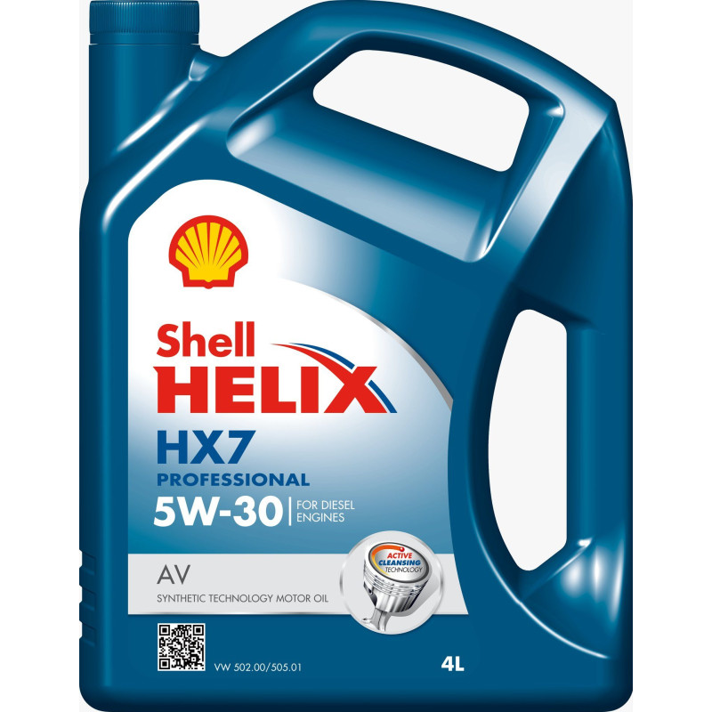 SHELL HELIX HX7 PRO AV 5W-30, 4L 505.01