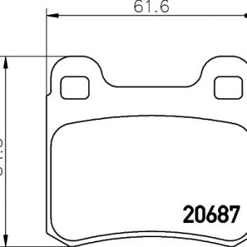 Disk pločice TEXTAR 2068701
