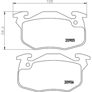 Disk pločice TEXTAR 2090602