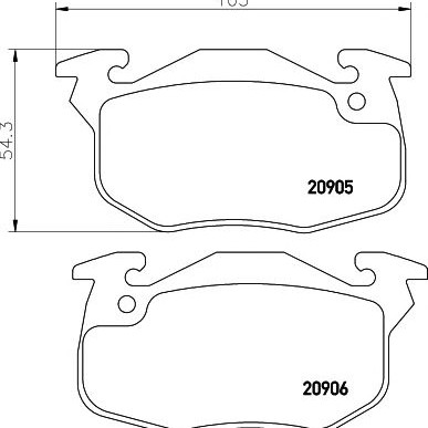 Disk pločice TEXTAR 2090602
