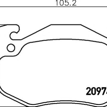 Disk pločice TEXTAR 2097401