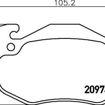 Disk pločice TEXTAR 2097401