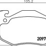 Disk pločice TEXTAR 2097401