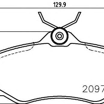 Disk pločice TEXTAR 2097904