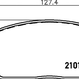 Disk pločice TEXTAR 2101204
