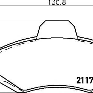Disk pločice TEXTAR 2117105