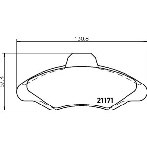 Disk pločice TEXTAR 2117105