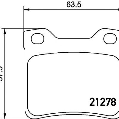 Disk pločice TEXTAR 2127803