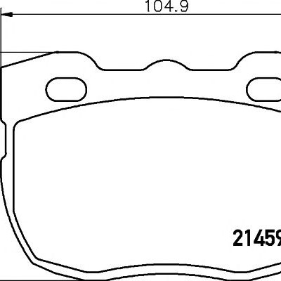 Disk pločice TEXTAR 2145901
