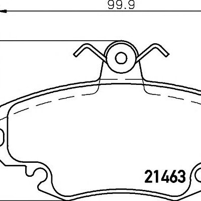 Disk pločice TEXTAR 2146304