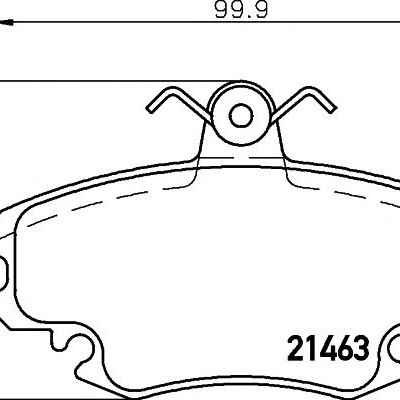 Disk pločice TEXTAR 2146306
