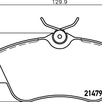 Disk pločice TEXTAR 2147902