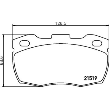 Disk pločice TEXTAR 2151901