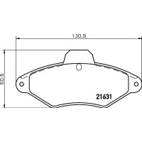 Disk pločice TEXTAR 2163102
