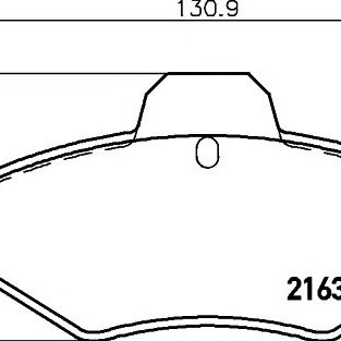 Disk pločice TEXTAR 2163102