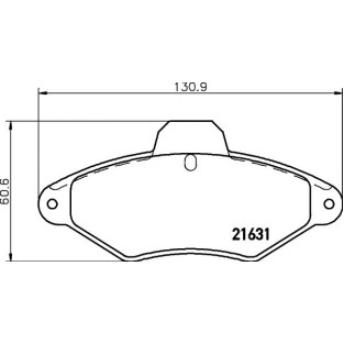 Disk pločice TEXTAR 2163102
