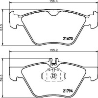 Disk pločice TEXTAR 2167001