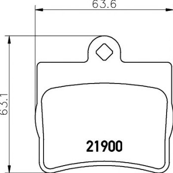 Disk pločice TEXTAR 2190003