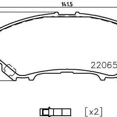 Disk pločice TEXTAR 2206503