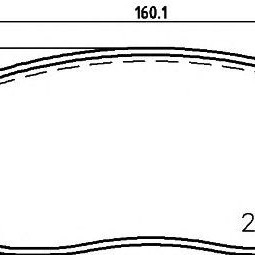 Disk pločice TEXTAR 2208701