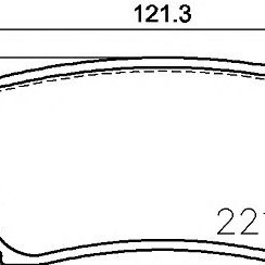 Disk pločice TEXTAR 2215301