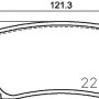 Disk pločice TEXTAR 2215301