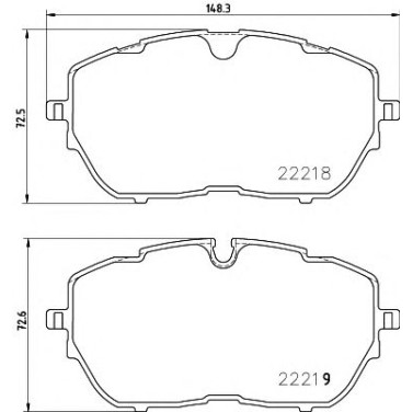 Disk pločice TEXTAR 2221801