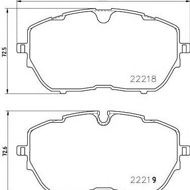 Disk pločice TEXTAR 2221801