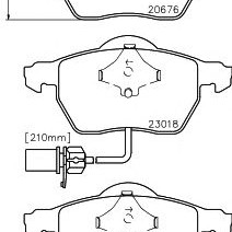 Disk pločice TEXTAR 2301802