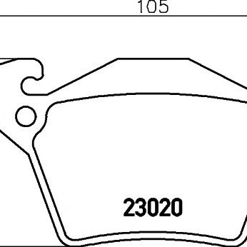 Disk pločice TEXTAR 2302001