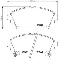 Disk pločice TEXTAR 2309401
