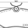 Disk pločice TEXTAR 2309902