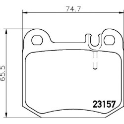 Disk pločice TEXTAR 2315702