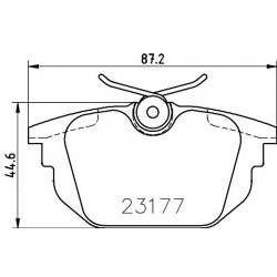 Disk pločice TEXTAR 2317703