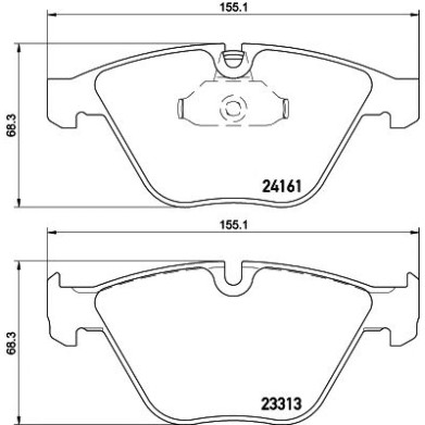 Disk pločice TEXTAR 2331303