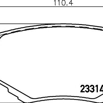 Disk pločice TEXTAR 2331401