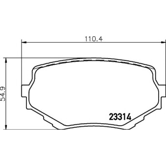 Disk pločice TEXTAR 2331401