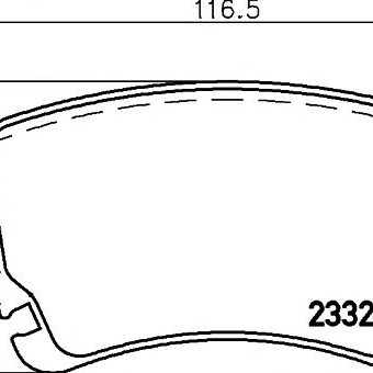 Disk pločice TEXTAR 2332601