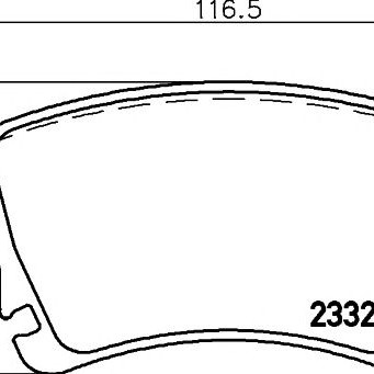 Disk pločice TEXTAR 2332602