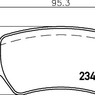Disk pločice TEXTAR 2341702