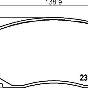 Disk pločice TEXTAR 2351501