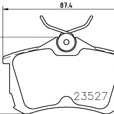 Disk pločice TEXTAR 2352701