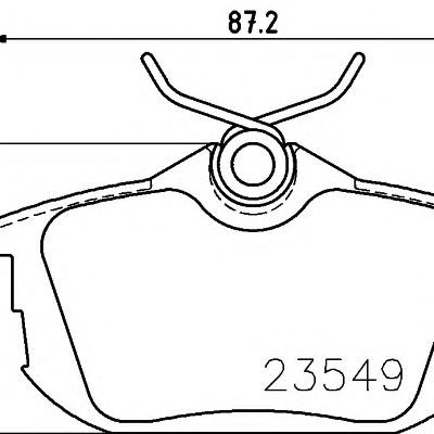 Disk pločice TEXTAR 2354901