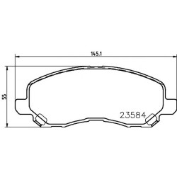 Disk pločice TEXTAR 2358403
