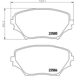 Disk pločice TEXTAR 2358501