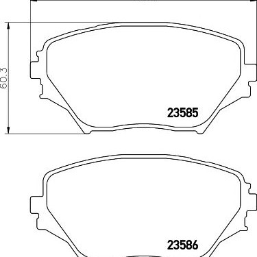 Disk pločice TEXTAR 2358501