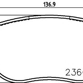 Disk pločice TEXTAR 2360001