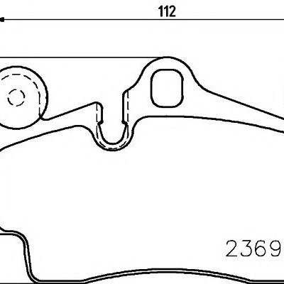 Disk pločice TEXTAR 2369402